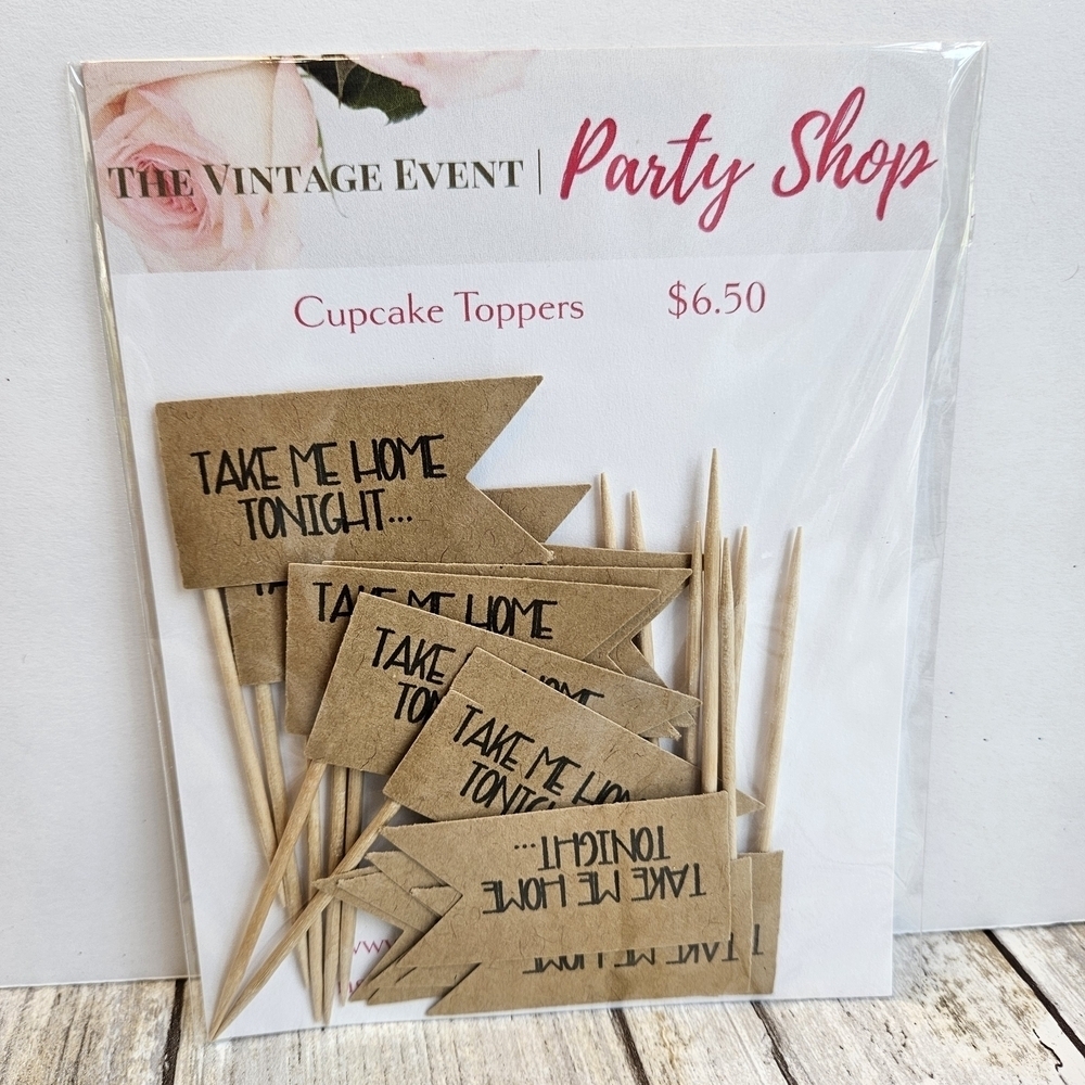 Cupcake Toppers - Brown